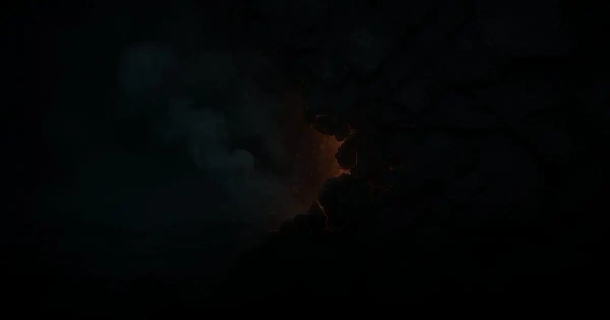 Orange heat breaking through dark metal beside rising steam, like demand finding a direct path into restaurant online ordering and reservations