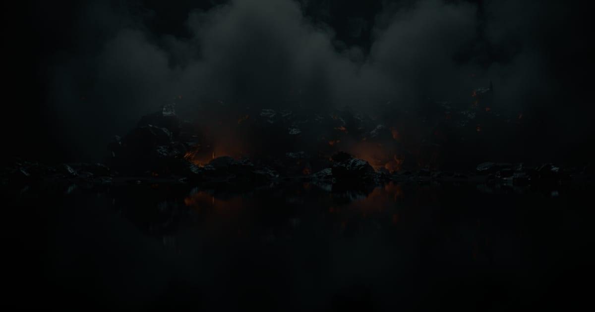 Two separate fires glowing under forge steam, illustrating custom software integrations with QuickBooks, HubSpot and Jobber